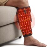 Red Light Therapy Pad for Calf, Near-Infrared Light Therapy Wraps, Vibrating Massage Heating for Leg, Adjustable Power and Modes, Perfect for Office, Home, and Post-Workout Use(Black) - Image 2