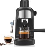 Reemix Espresso Machine 3.5 Bar, 800W Compact Size Coffee Maker with Steam Wand, 4 Cups Cappuccino & Latte Machine for Home and Office - Image 2