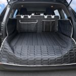 Reliadura SUV Cargo Liner for Dogs, Waterproof Dog Trunk Cover with Bumper Flap Protector, Pet Cargo Mat for SUVs Sedans Vans, Non-Slip Scratchproof Dog Seat Cover, Large Size Universal Fit - Image 2