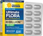 Renew Life Extra Care Go-Pack Probiotic Capsules, Daily Supplement Supports Immune, Digestive and Respiratory Health, L. Rhamnosus GG, Dairy, Soy and gluten-free, 30 Billion CFU, 30 Ct - Image 2
