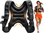 Renoj Weighted Vest for Women Men: Available in 6lb/8lb/10lb/11lb/12lb/14lb/16lb/20lb Fixed Weights for Walking, Running, Training, Exercise, Weight Loss - With Reflective Strips and Storage Pocket - Image 2