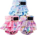 Reusable Dog Diapers Female Washable, Premium Doggie Diaper for Dogs, Pack of 3, Highly Absorbent Small Dog Diaper for Heat, Incontinence and Puppy Training(S) - Image 2