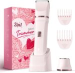 Risina Bikini Trimmer for Women - Painless Electric Razors for Silk Skin,Cordless Body Shaver with Ceramic Blade, Replaceable Lady Razor, IPX7 Waterproof & Easy Cleaning, Birthday Gifts for Women - Image 2