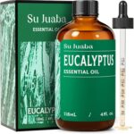 SU JUABA Eucalyptus Essential Oil 4 Fl Oz, 100% Pure Natural for Hair Care, Diffuser, Skin Care,Shower, Aromatherapy- 118ML - Image 2