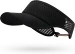 SUNMECI Mesh Breathable Sports Visor - Men Women Adjustable Lightweight Quick Dry Sun Hat for Tennis, Golf, Running - Image 2