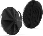 Silicone Body Scrubber, BEAUTAIL Shower Bath Scrubber, More Hygienic Than Traditional Loofah, Lather Nicely, Long Lasting, Gentle Exfoliating Brush for Women Men Baby Sensitive Skin, 1 Pack, Black - Image 2