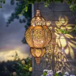 Solar Lanterns Outdoor Waterproof, Hanging Solar Lantern Garden Decor, Decorative Garden Lights for Yard, Patio, Lawn, Porch, Mother's Day Gifts (Moroccan) - Image 2