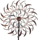 Stargarden Wind Spinners Outdoor Metal Large 360 Degrees Kinetic Wind Sculptures& Spinners Yard Art Outdoor Garden Decor - Image 2