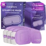 Steam Eye Mask, Self Heating Heated Eye Mask for Sleep, Warm Compress for Eyes, Moist Heat for Dry Eye Relief, Stye Eye Treatment, Spa, Travel Essentials, Mothers Day Gifts, Unscented 16 Pack - Image 2