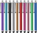 Stylus Pen [10 Pack] Universal Capacitive Touch Screen Pens for Tablets, iPad mini, iPad Pro, iPad Air, Smartphones, Samsung Galaxy - Multiple Colors - Image 2