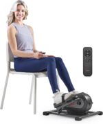 Sunny Health & Fitness Under Desk Pedal Elliptical Machine, Adjustable Resistance Leg Exerciser Office Home Workout While Sitting for Seniors - Image 2