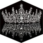 TOBATOBA Silver Wedding Crystal Tiaras and Crowns for Women, Bride Royal Queen Headband Princess Quinceanera Headpieces for Birthday Prom Pageant Party - Image 2