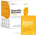 TRULEAN Everyday Wellness Shot Powder - Turmeric, Ginger, Vitamin C, Immunity & Immune Support Supplement - No Artificial Ingredients, No Sugar & Gluten Free - 30 Packets Citrus Flavor - Image 2