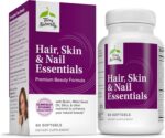 Terry Naturally Hair, Skin & Nail Essentials - Hair Care Supplement with Biotin & Aronia Berry Extract - Gluten-Free & Dairy-Free - 60 Softgels (30 Servings) - Image 2