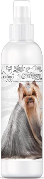 The Blissful Dog Shine-On + Sheen Coat Dog Spray, Easy-to-Use Conditioner, Sensitive Skin-Friendly Leave-in Conditioner, Detangler Spray, 8 oz. - Image 2