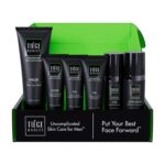 Tiege Hanley Skin Care Set for Men, Anti Aging Routine, System Level 3, Daily Face Wash, Facial Scrub, Two Moisturizers, Eye Cream, and Serum for Healthy, Hydrated Skin, Men’s Skin Care, 6 Piece Kit - Image 2