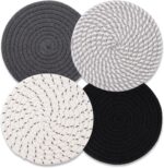 Trivets for Hot Dishes, Hot Pads for Kitchen, 7'' Trivets for Hot Pots and Pans, Pot Holders for Kitchen, Pot Holders Heat Resistant 4-Pcs, Kitchen Essentials for New Home - Image 2