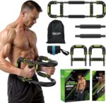 Twister Arm Trainer for Men, Chest Workout Equipment 5-Level Adjustable (40-130lb) with Ergonomic 27° Targets Biceps/Clip/Thigh, Portable Exerciser for Home Gym Travel Fitness - Image 2