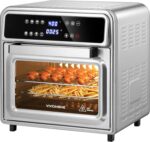 VIVOHOME 21 Qt Air Fryer Toaster Oven Combo, 8-in-1 Convection Oven Countertop with Rotisserie and Dehydrator, Stainless Steel Digital Air Fryer Oven with 7 Accessories, 1800W - Image 2