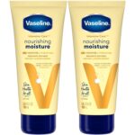 Vaseline Lotion, Intensive Care Nourishing Moisture 2-Pack – Moisturizer with Oat Extract + Ultra-Hydrating Lipids for Healing Extremely Dry Skin, 3.4 Oz Ea - Image 2