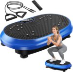 Vibration Plate Exercise Machine, Vibrating Fitness Platform for Lymphatic Drainage, Full Body Shaker Workout Equipment, Bluetooth Power Shaping Vibrate Plate, Board Sport for Home Exercise Gym - Image 2