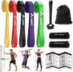 WHATAFIT Resistance Bands,Pull Up Assist Bands Set with Handles, Exercise & Workout Bands with Door Anchor for Men & Women – Home Fitness Equipment for Strength Training, Stretching - Image 2