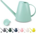 Watering Can for Indoor and Outdoor Plants - Long Spout Water Can for Garden, Flower, House Plants - 1.8L/1/2 Gallon (Green) - Image 2
