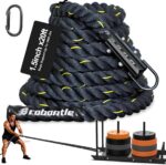 Weight Sled Pulling Rope 15FT/20FT/30FT/40FT, Trainer Physical Training Strength Rope for Workout Sled,Tire Pulling Workout, Fitness Resistance,Football Exercise Equipment for Men and Women - Image 2