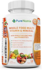 Whole Food MultiVitamin and Minerals with Probiotic Enzymes - 120 Multivitamins for Women and Men - Packed with WholeFood and Herbal Ingredients - Powerful Antioxidants for Digestive Support - Image 2