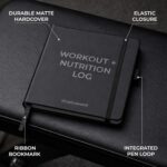Workout + Nutrition Log – 12 Week Fitness Tracker, Workout Log Book, Gym Planner, and Food Journal for Men & Women | Daily Exercise, Diet, Weightlifting, and Nutrition Log - Image 2