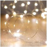 XINKAITE LEDs Fairy Lights,String Lights for Indoor&Outdoor Bedroom, Christmas, Parties, Wedding, Centerpiece, Decoration,Battery Operated (10Ft/3M Warm White) - Image 2