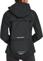 baleaf Women's Rain Jackets Waterproof Windbreaker Packable Running Lightweight Cycling Jacket Reflective Hooded - Image 2