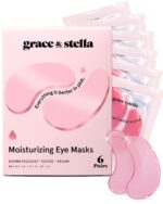 grace & stella Award Winning Under Eye Mask - Reduce Dark Circles, Puffy Eyes, Undereye Bags, Wrinkles - Gel Under Eye Patches - Small Birthday Gifts - Vegan Cruelty-Free (Pink, 6 Pairs) - Image 2