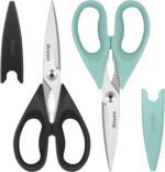 iBayam All Purpose Kitchen Shears Heavy Duty - Stainless Steel Kitchen Shears With Protective Sheath, Soft Grip Handle, Food & Meat Scissors, Home, Kitchen, Dining Utility Gadgets/Essentials/Utensils - Image 2