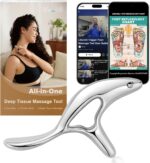 lifechill Trigger Point Massage Tool for Deep Tissue Massage & Gua Sha, HSA Muscle Scraper Tool for Full Body Pain Relief, FSA Eligible Items Thumb Saver Acupressure Tool, Mothers Day Gifts for Women - Image 2