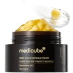 medicube Capsule Cream with Deep Vitamin C | Liposome Vitamin C Golden Capsule for Radiance & Firm-Looking Skin | Hydrating Glow Gel Texture | Korean Skincare, 1.94 oz - Image 2