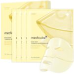 medicube Jelly Gel Mask with Brightening Kojic Acid Turmeric | Overnight Face Mask for Glass Glow Skin | Elasticity, Hydrating, Firming and Radiance Boosting | Korean Skincare, 28g x 4ea - Image 2