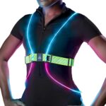 noxgear Tracer2 Multicolor Light Up and Reflective Running Vest | Rechargeable, Ultra-bright Running Lights for Runners - Image 2