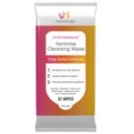 vH essentials Feminine Cleansing Wipes 32 ct. pH Balanced, Prebiotics, Tea Tree & Aloe, Soothing Witch Hazel, Odor-Blocking Formula, Vaginal and Perianal Care, Paraben, Alcohol, and Fragrance-Free - Image 2